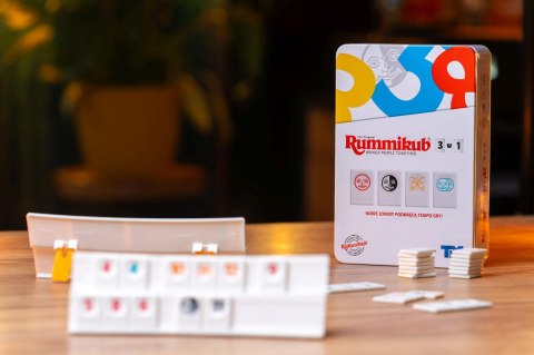 Rummikub - 3w1 Travel Tin, gra