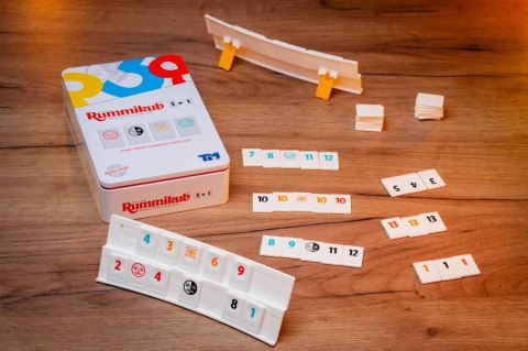 Rummikub - 3w1 Travel Tin, gra