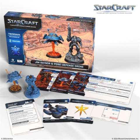 GRA STARCRAFT: JIM RAYNOR & POINT DEFENSE DRONE - TERRAN - EXPANSION SET (EN) - ARCHON
