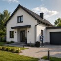 Kosz na odpady 80L z pokrywą zatrzaskową, czarny