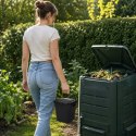 Pojemnik na odpady organiczne 6L szczelny z uchwytem, antracytowy