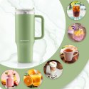 Termos próżniowy kubek z zestawem słomek 1180 ml Berdsen zielony