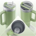 Termos próżniowy kubek z zestawem słomek 1180 ml Berdsen zielony