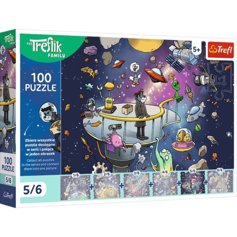 Trefl: Puzzle 100el. - Bert w kosmosie
