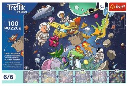 Trefl: Puzzle 100el. - Wujcio w kosmisie