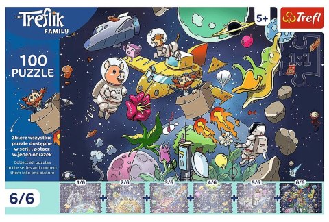 Trefl: Puzzle 100el. - Wujcio w kosmisie