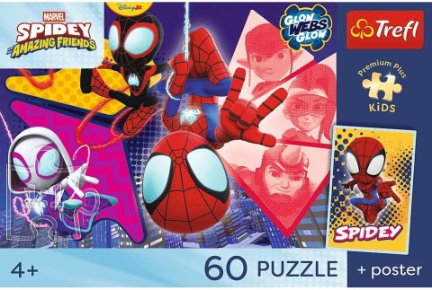 Trefl: Puzzle 60el. - Premium Plus Kids - Niesamowita przygoda