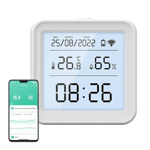 Czujnik temp. i wilgotności GOSUND S6 Wi-Fi LCD (Tuya)