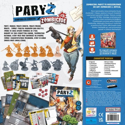 GRA PLANSZOWA ZOMBICIDE: PARYŻ - dodatek PORTAL