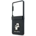 Karl Lagerfeld Karl & Choupette Saffiano Pins - Etui Samsung Galaxy Z Flip 8 (czarny)