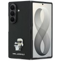 Karl Lagerfeld Saffiano Karl & Choupette Pin - Etui Samsung Galaxy Z Fold 8 Ultra (czarny)