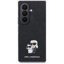 Karl Lagerfeld Saffiano Karl & Choupette Pin - Etui Samsung Galaxy Z Fold 8 Ultra (czarny)
