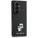 Karl Lagerfeld Saffiano Karl & Choupette Pin - Etui Samsung Galaxy Z Fold 8 Ultra (czarny)