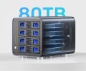 OBUDOWA RAID DO DYSKÓW S1301AGY01-EU 4 X SATA 2.5 / 3.5 " 80 TB - 5 Gbps UNITEK