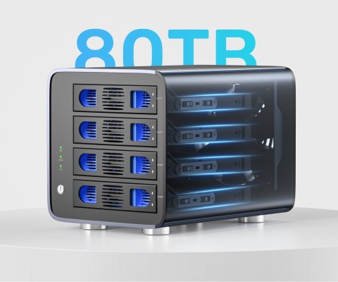 OBUDOWA RAID DO DYSKÓW S1301AGY01-EU 4 X SATA 2.5 / 3.5 " 80 TB - 5 Gbps UNITEK