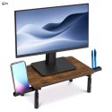 Podstawka pod monitor laptop Vast z uchwytami rustic