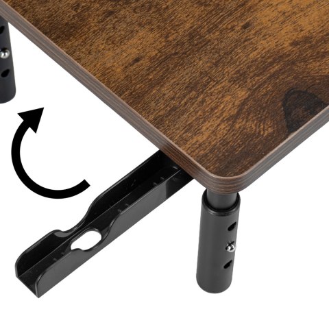 Podstawka pod monitor laptop Vast z uchwytami rustic