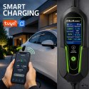 Qoltec Ładowarka do samochodu elektrycznego EV i hybryd z regulacją 2w1 Typ2 | 7kW | 230V | CEE 32A | Wi-Fi | Tuya | Smart life 