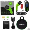 Qoltec Ładowarka do samochodu elektrycznego EV i hybryd z regulacją 2w1 Typ2 | 7kW | 230V | CEE 32A | Wi-Fi | Tuya | Smart life 