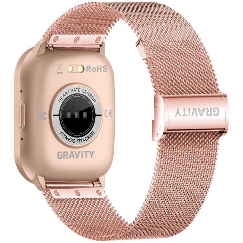 SMARTWATCH DAMSKI GRAVITY GT43-1 - DODATKOWY PASEK (sg054a)