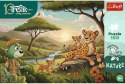 Trefl: Puzzle 100el. - Długi dzień jamnika Inspired By Nature - Gepardy