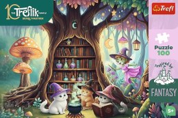 Trefl: Puzzle 100el. - Inspired By Fantasy: Czarodziejskie kociaki