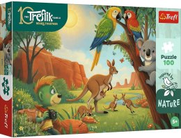 Trefl: Puzzle 100el. - Inspired By Nature: Koala i kangury - Rodzina Treflików
