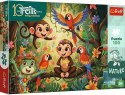 Trefl: Puzzle 100el. - Małpki i przyjaciele