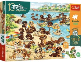 Trefl: Puzzle 100el. - Seek & Find - Jamniki i Trefliki