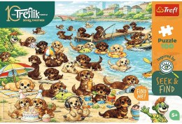Trefl: Puzzle 100el. - Seek & Find - Jamniki i Trefliki