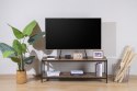 UNIWERSALNY STOJAK POD TV, TUNER, MULTIMEDIA 40KG SM-02 ART 140cm 2-półki
