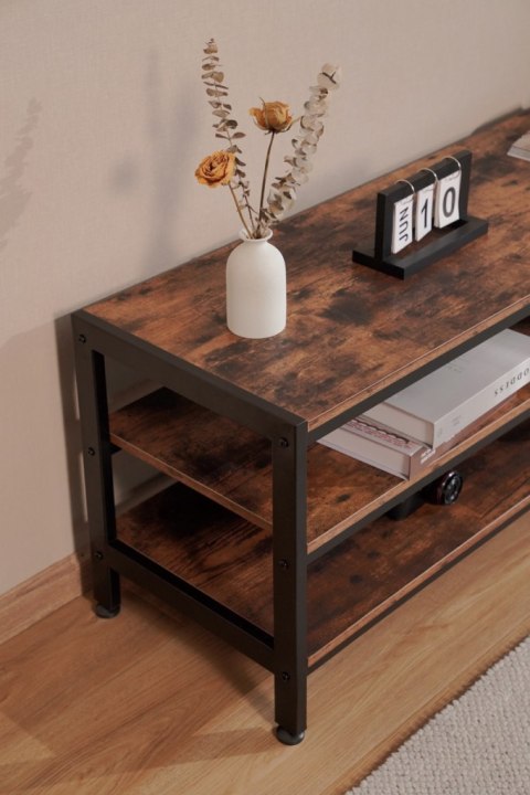 UNIWERSALNY STOJAK POD TV, TUNER, MULTIMEDIA 40KG SM-03 ART 120cm 3-półki