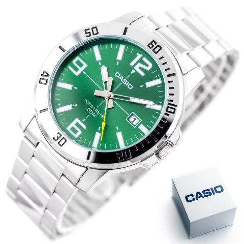 ZEGAREK MĘSKI CASIO MTP-VD01D-3B + BOX