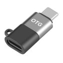 Adapter Puluz 8 Pin-USB-C OTG (czarny)