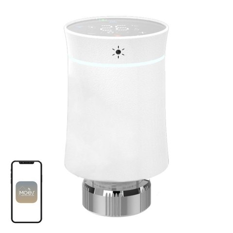Głowica termostatyczna MOES TRV BY100 ZigBee dotykowa