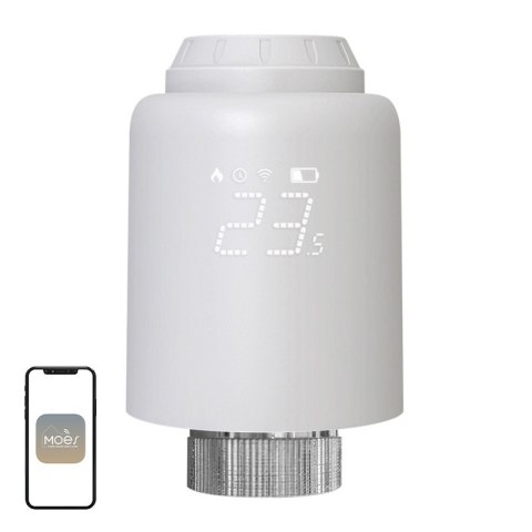 Inteligentna głowica termostatyczna MOES ZTRV-PJ-601-MS