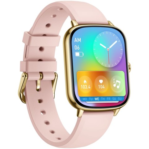 SMARTWATCH DAMSKI GRAVITY GT30-1 - ROZMOWY BLUETOOTH, DODATKOWY PASEK (sg058a)