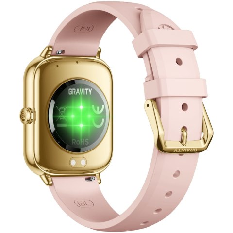 SMARTWATCH DAMSKI GRAVITY GT30-1 - ROZMOWY BLUETOOTH, DODATKOWY PASEK (sg058a)