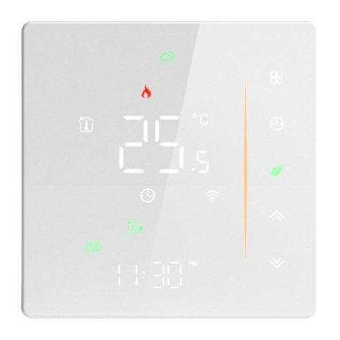 Termostat MOES WHT-006-GB-WH Wi-Fi do ogrzewania elektrycznego (biały)