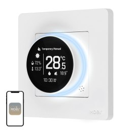 Termostat MOES ZHT-SR-GB ZigBee do ogrzewania elektrycznego
