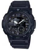 ZEGAREK MĘSKI CASIO AEQ-100W-1BV (zd070b) - WORLD TIME + BOX