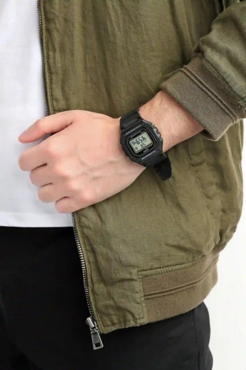 ZEGAREK MĘSKI CASIO W-218H-1A + BOX