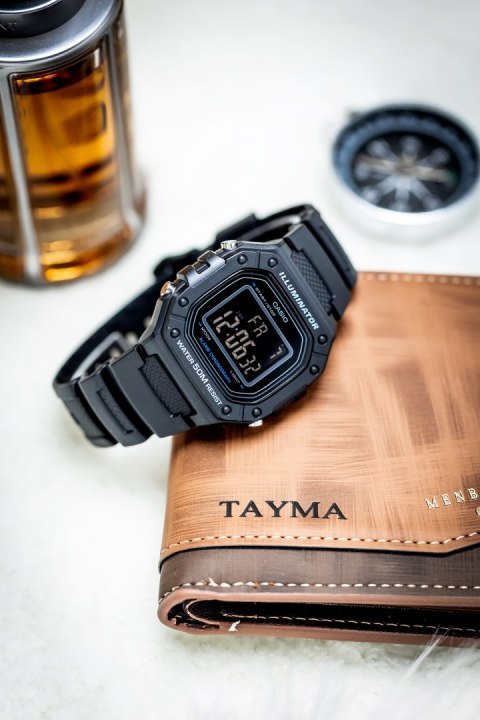 ZEGAREK MĘSKI CASIO W-218H-1B + BOX