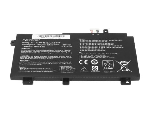 Bateria Movano do Asus TUF Gaming FX504, FX505, FX80G (4550mAh)