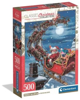 Clementoni: Puzzle 500el. - Midnight Sleigh Ride Xmas