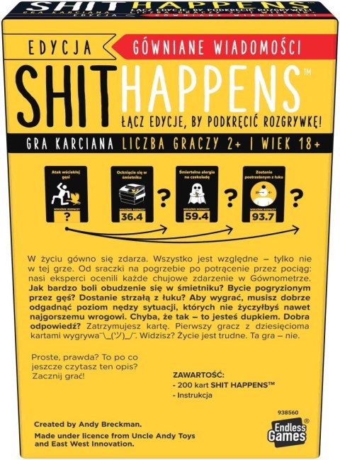 Goliath Games - Shit Happens: Gównianie wiadomości (PL)