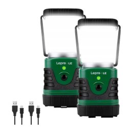 Lampa kempingowa LEPRO 3300008-2 4400mAh 2 szt.