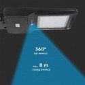Naświetlacz oprawa uliczna solarna V-TAC 40W LED czarna IP65 150Lm/W VT-ST42 4000K 6000lm 3 lata gwarancji