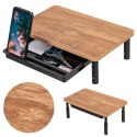 Podstawka z półką pod monitor laptop HAJNAN Gold Craft + szuflada