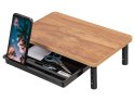 Podstawka z półką pod monitor laptop HAJNAN Gold Craft + szuflada